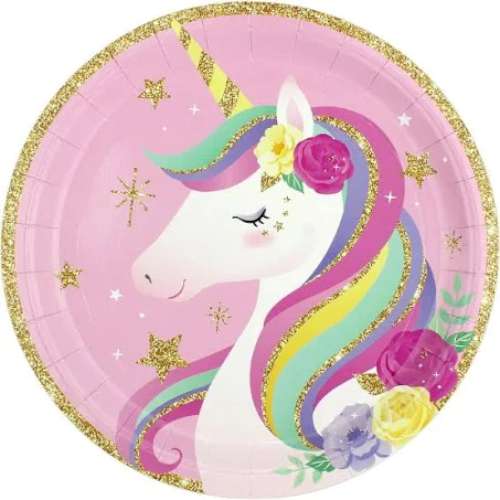 Unicorn Magic Dinner Plates